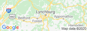 West Lynchburg map